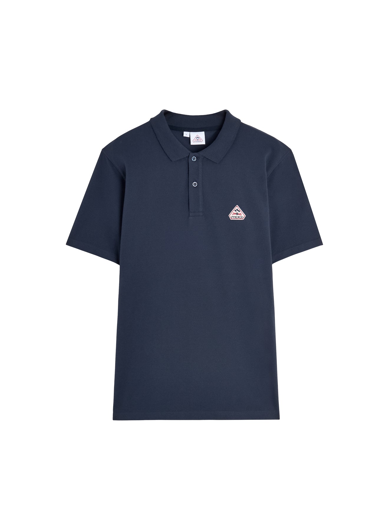 Polo homme en coton biologique Pyrenex Cobalt bleu marine - Image 4