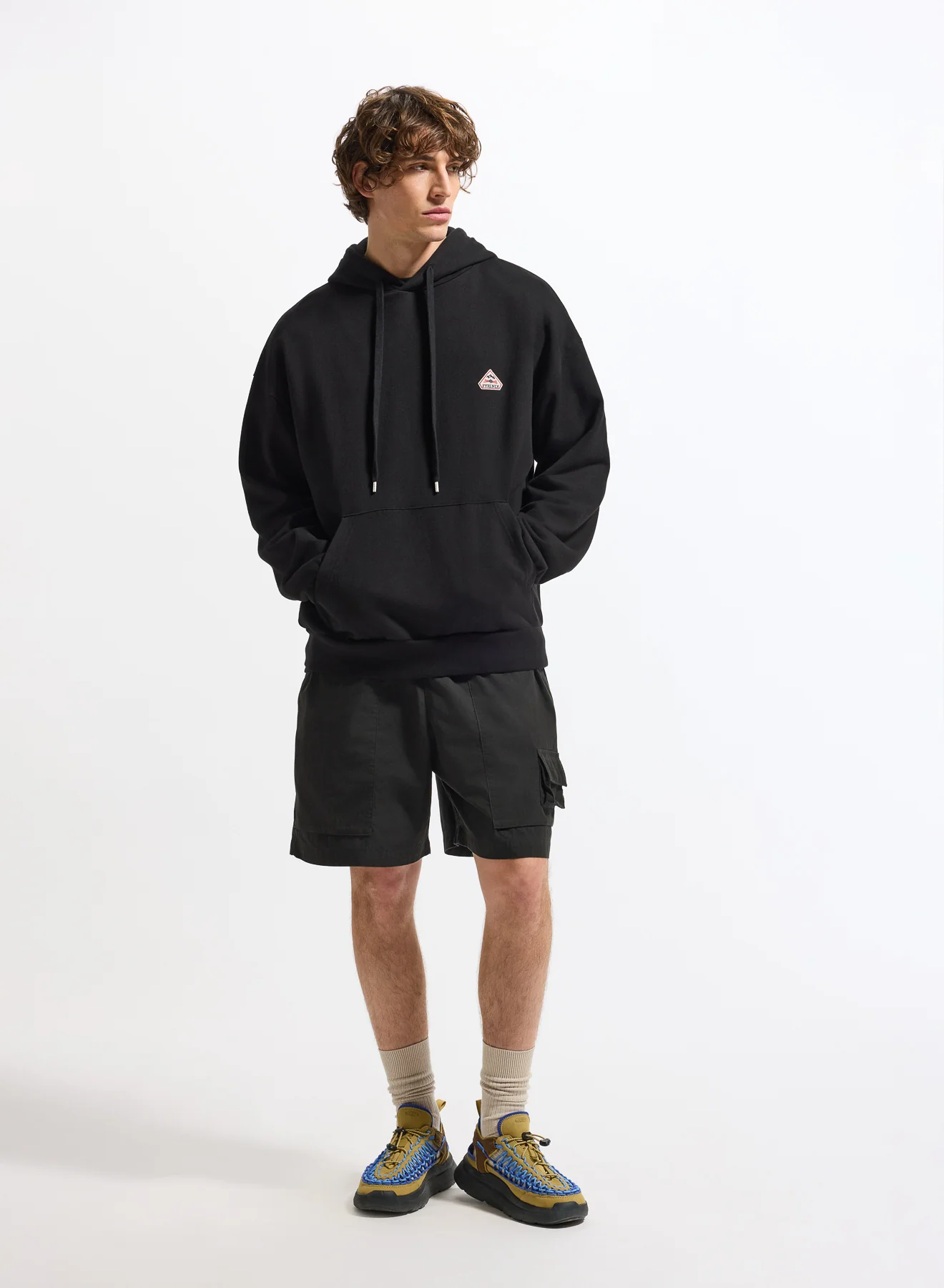 Sweat à capuche unisexe en coton bio Pyrenex Journey Black - Image 3