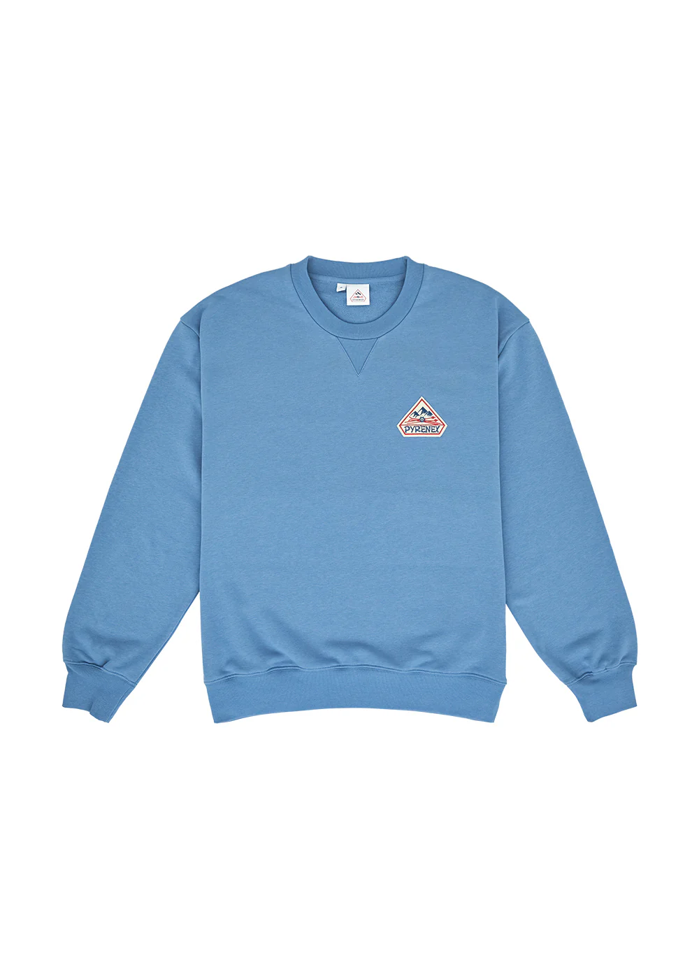 Sweat à col rond unisexe en coton bio Pyrenex Phase Coronet blue - Image 8