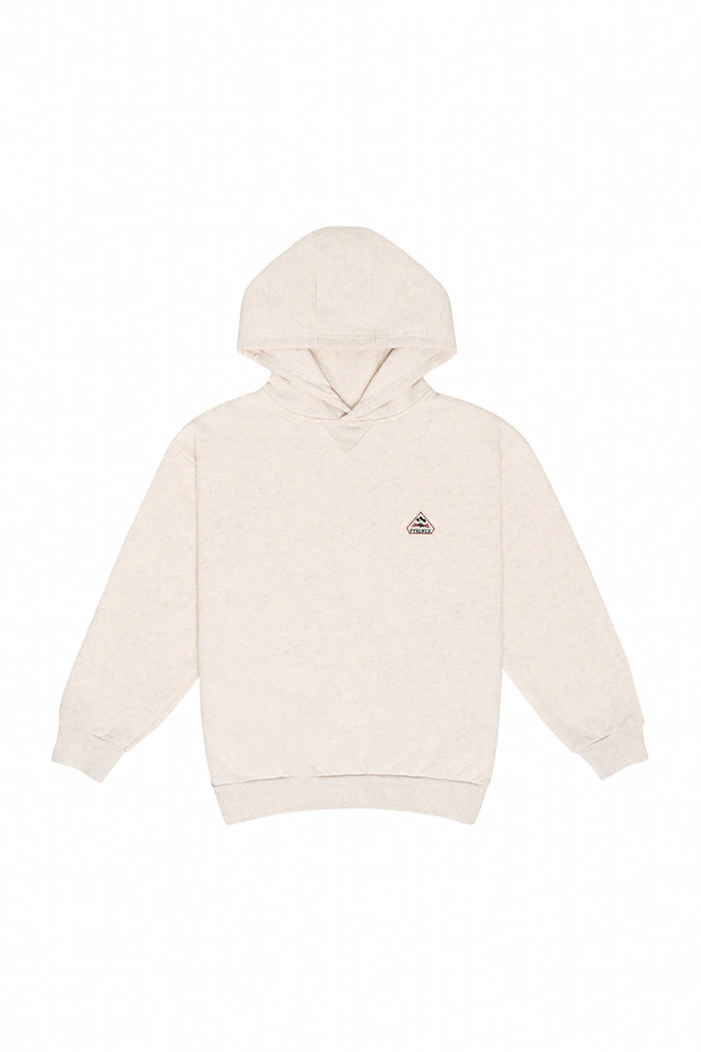 Sweat à capuche enfant en coton bio Pyrenex Arcol crème - Image 2