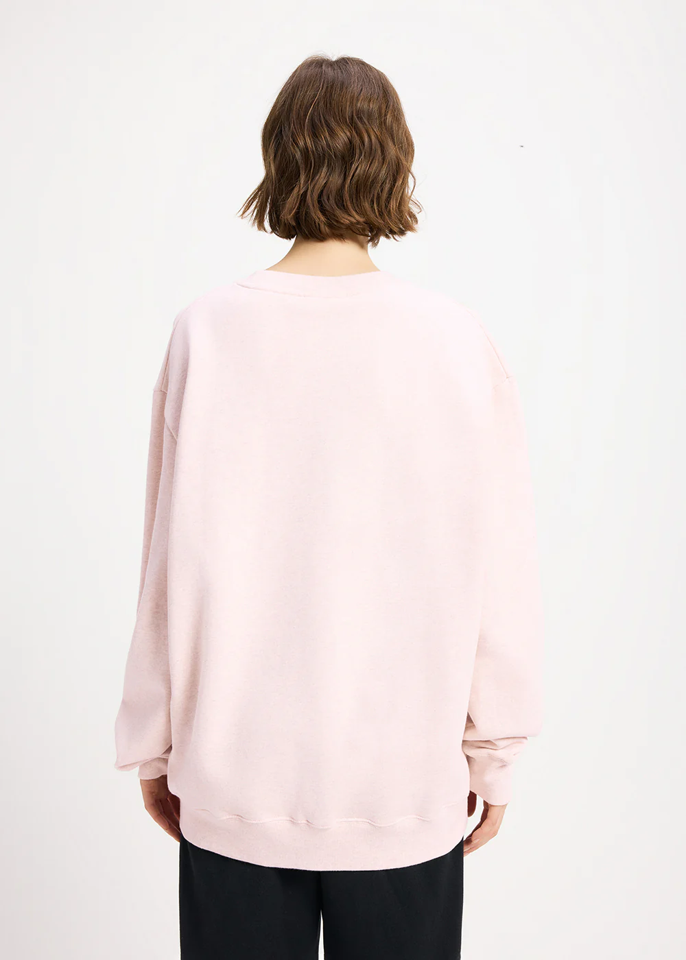 Sweatshirt en coton bio Pyrenex Escou rose poudré - Image 3
