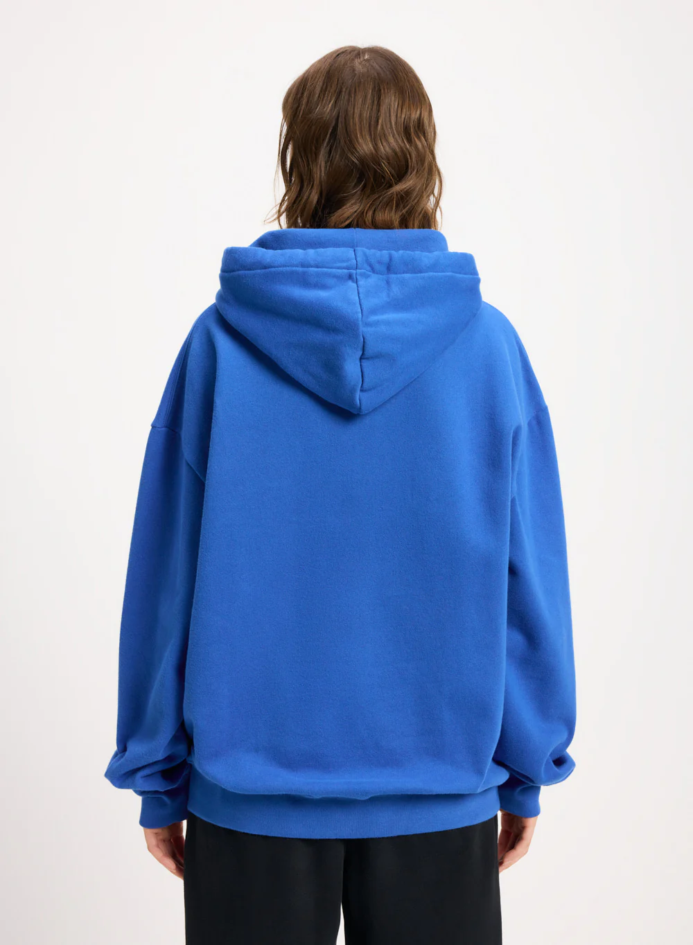 Sweat à capuche unisexe en coton bio Pyrenex Larcis bleu électrique - Image 4