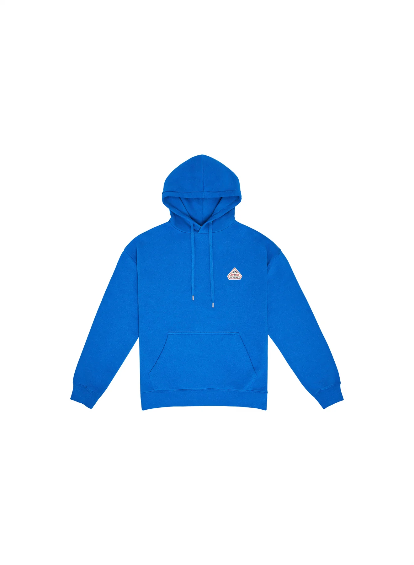 Sweat à capuche unisexe en coton bio Pyrenex Larcis bleu électrique - Image 5