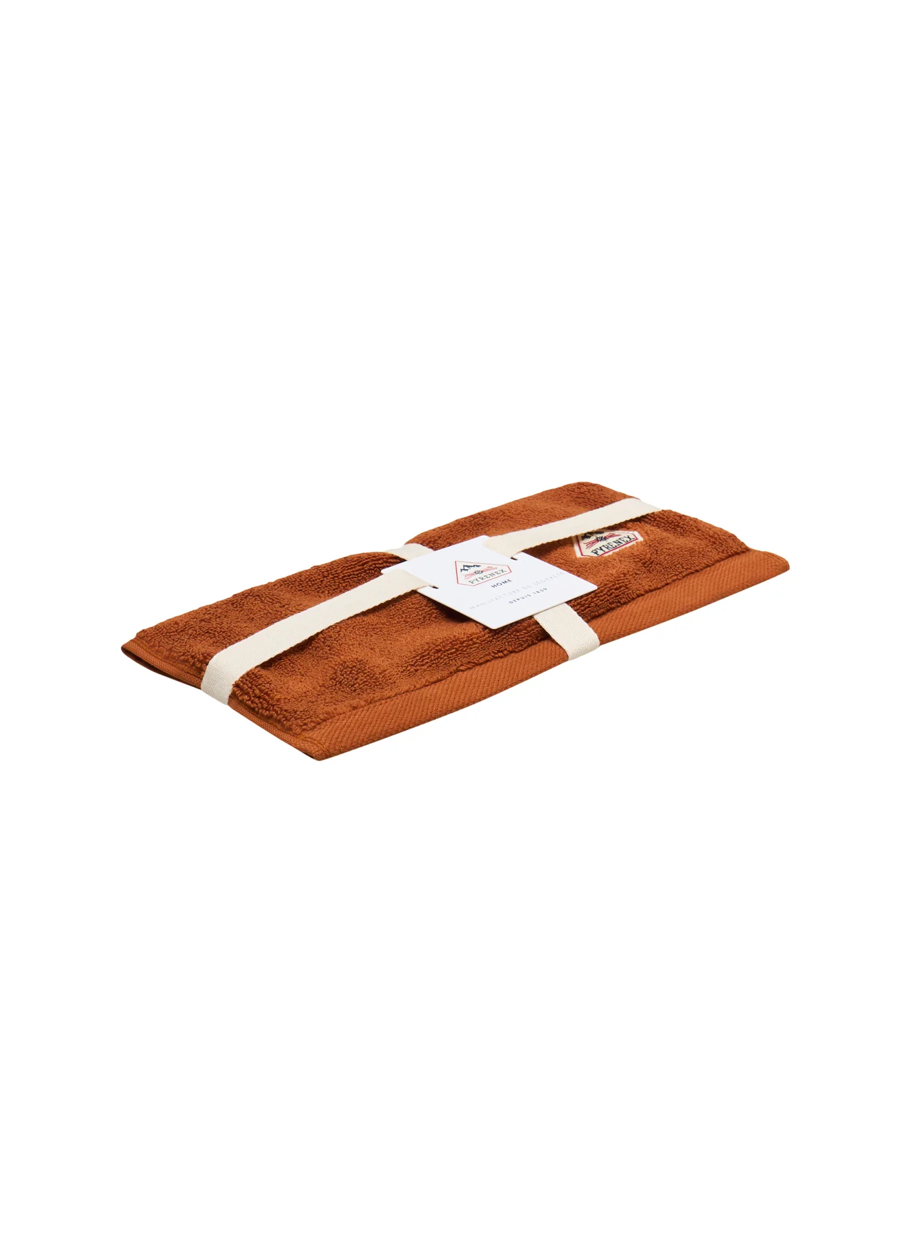 Serviette visage terracotta Hana - Image 2