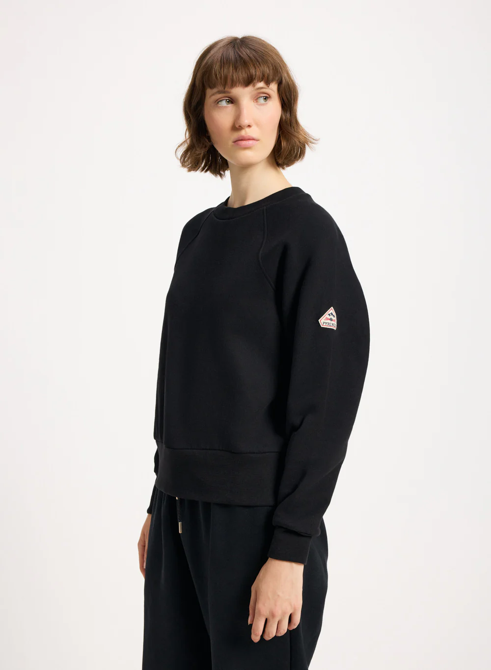 Sweatshirt pour femme Pyrenex Mood noir