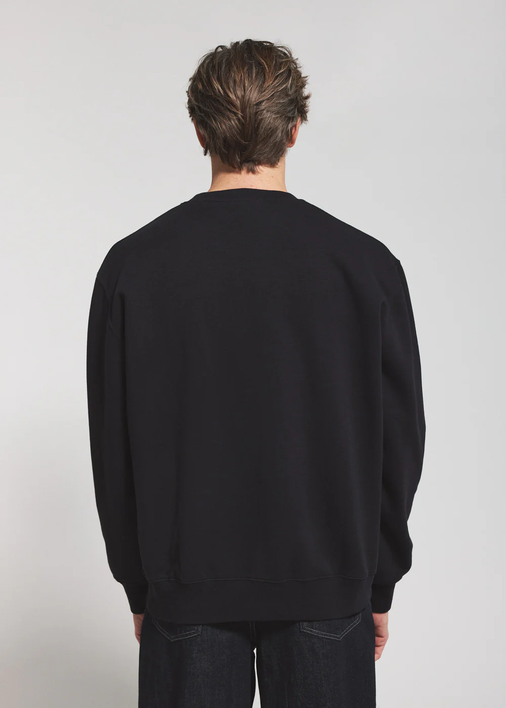 Sweatshirt unisexe en coton biologique Pyrenex Cliff noir - Image 4