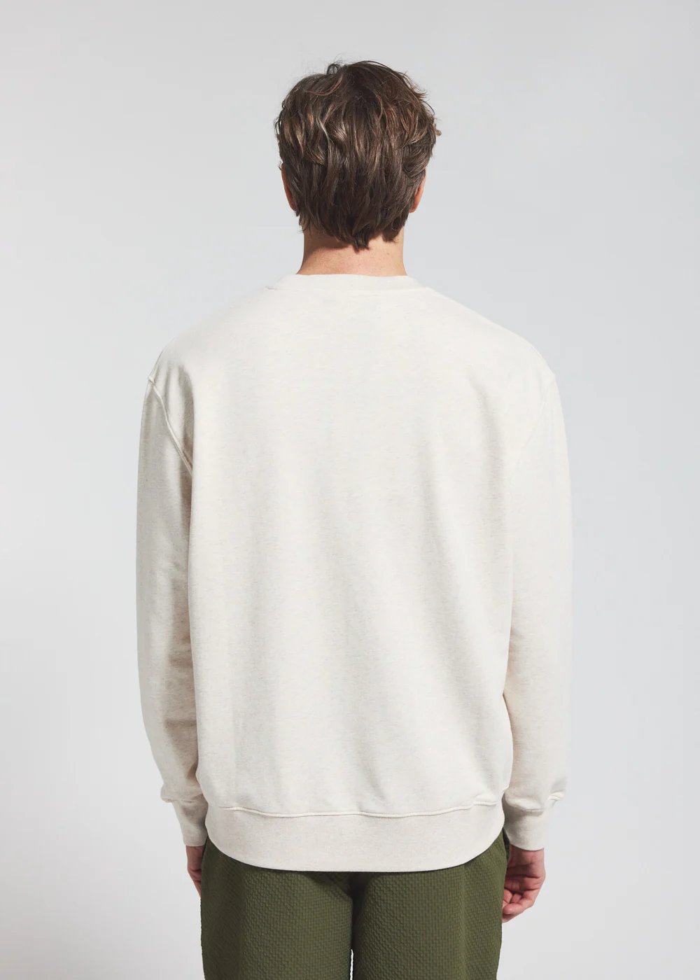 Sweatshirt unisexe en coton biologique Pyrenex Cliff crème - Image 6