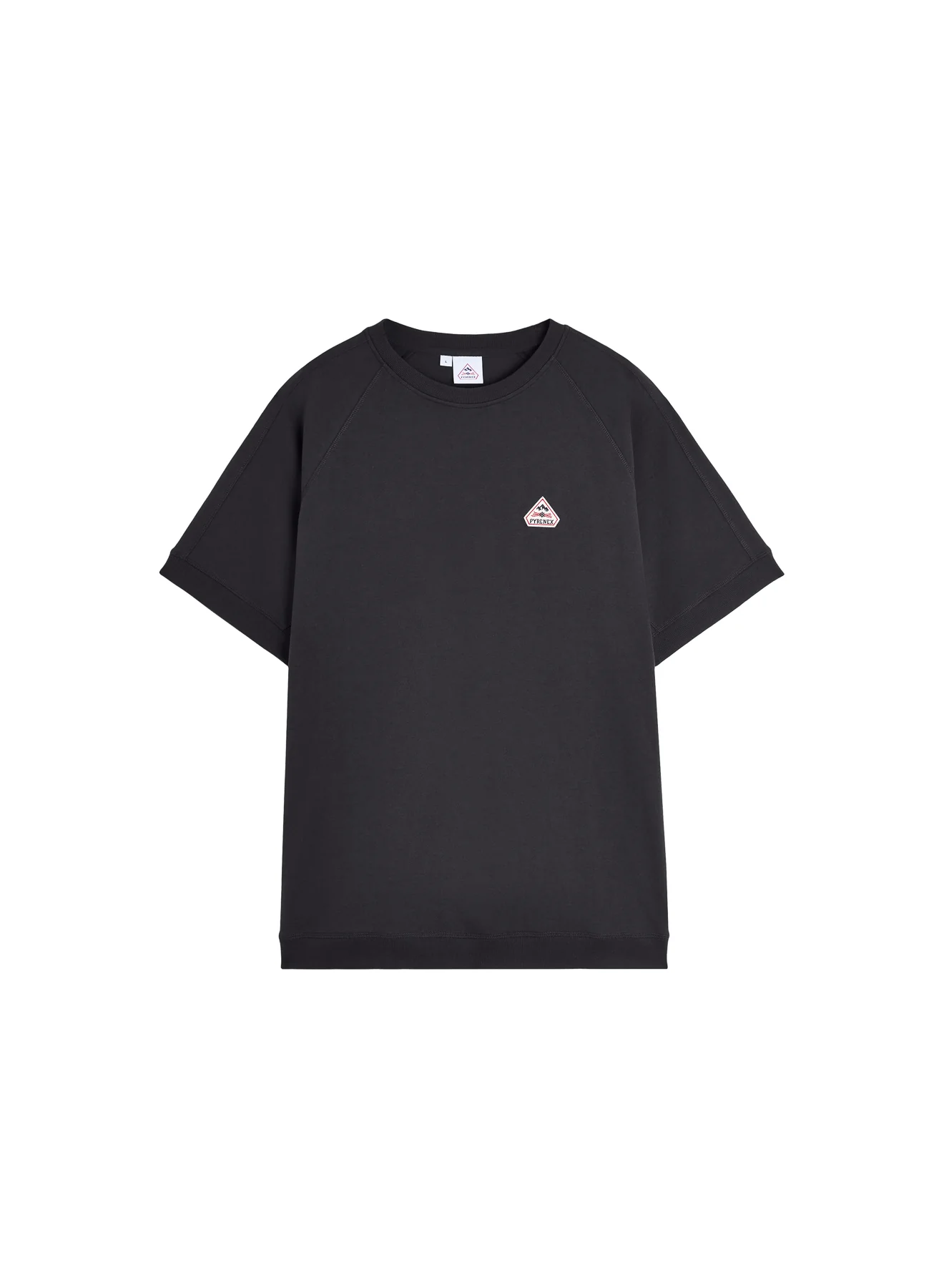 T-shirt épais en coton bio unisexe Pyrenex Peak noir - Image 4