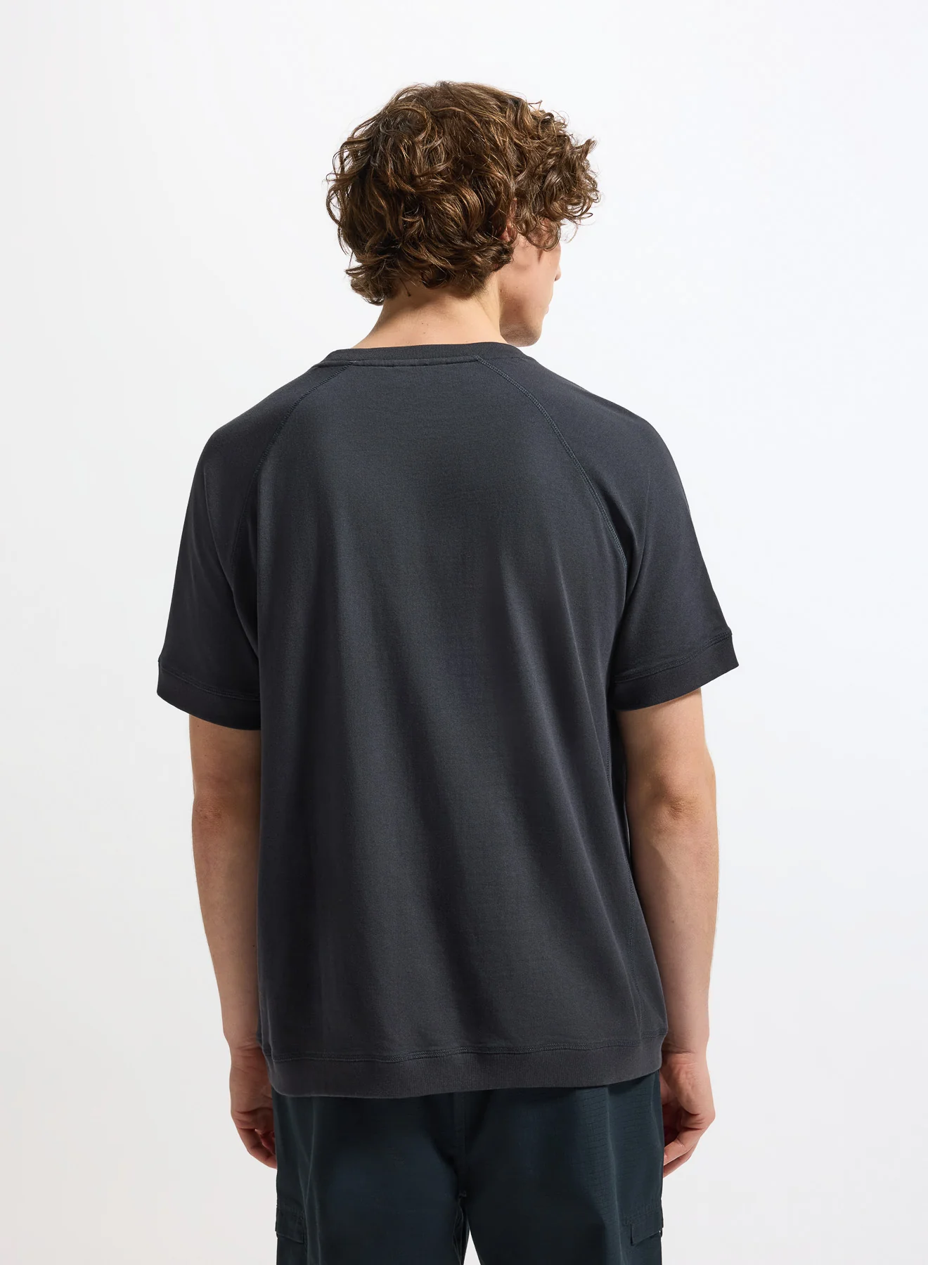 T-shirt épais en coton bio unisexe Pyrenex Peak bleu foncé - Image 6