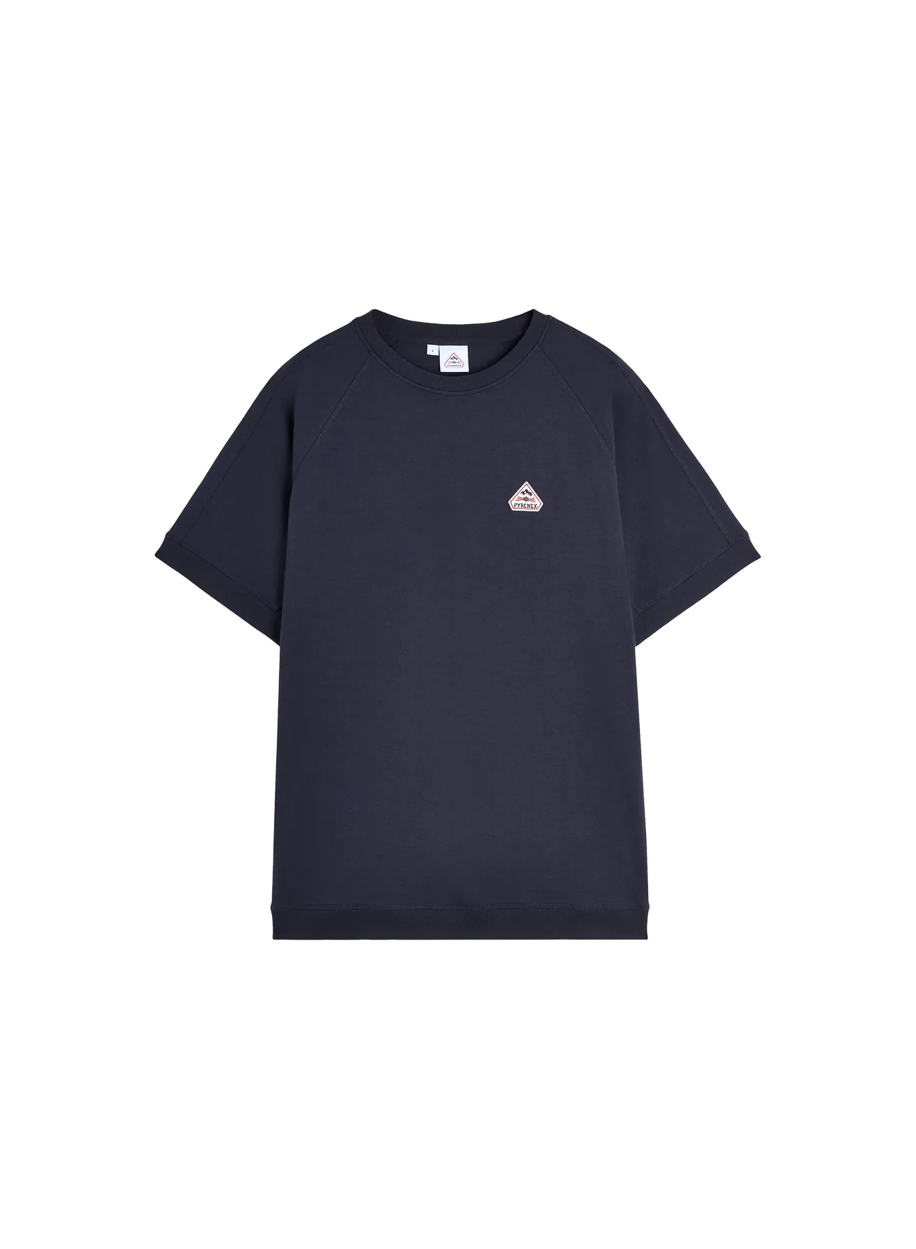 T-shirt épais en coton bio unisexe Pyrenex Peak bleu foncé - Image 7