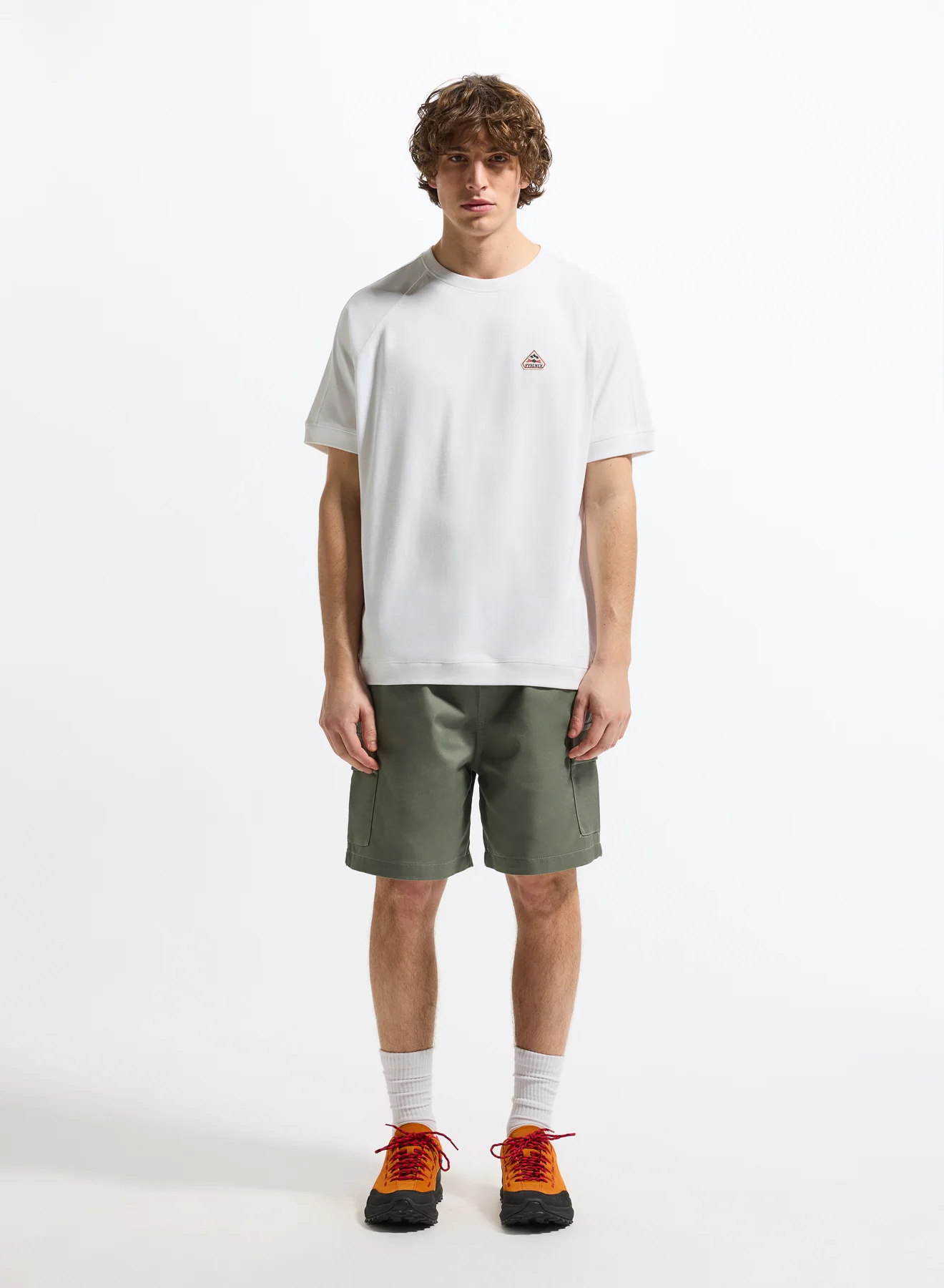 T-shirt épais en coton bio unisexe Pyrenex Peak blanc - Image 2
