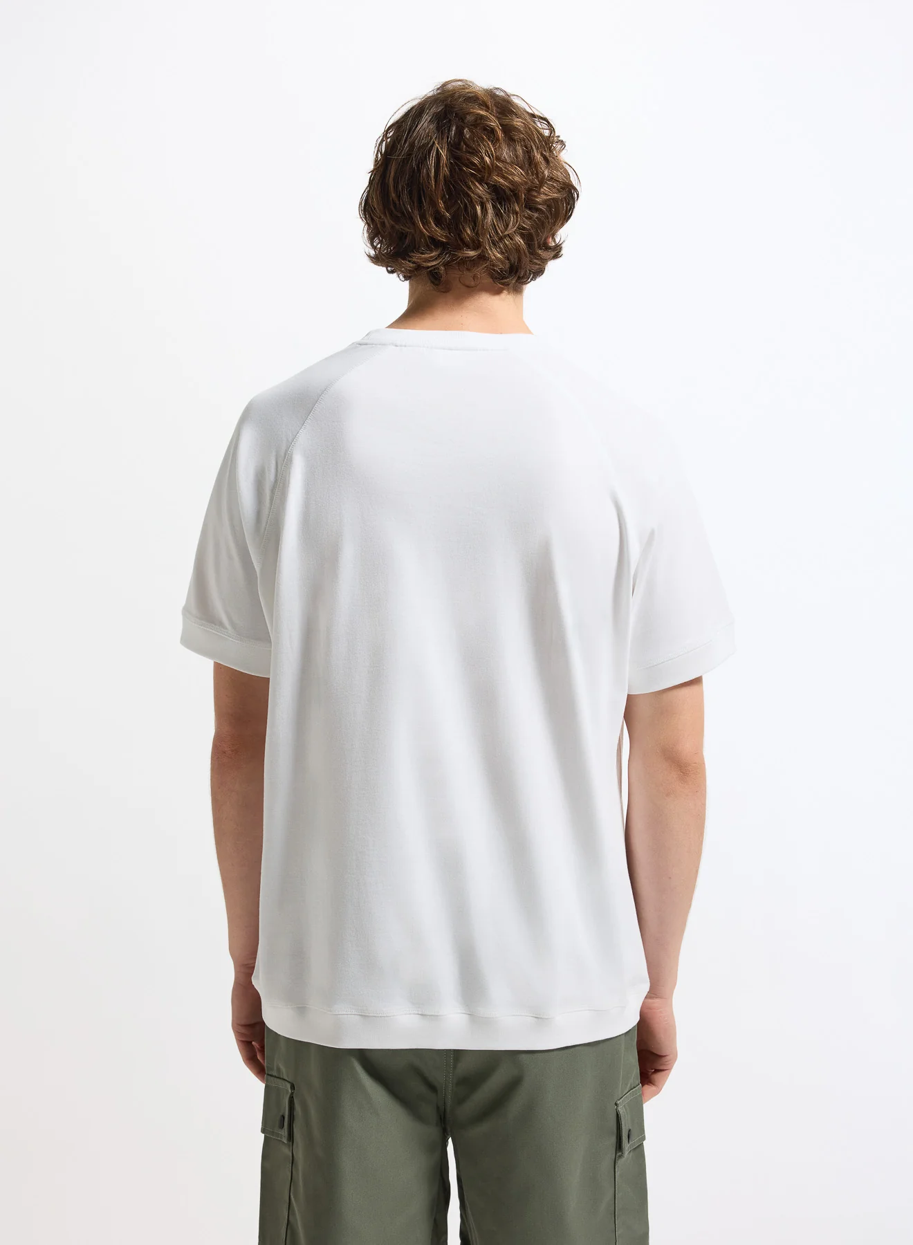 T-shirt épais en coton bio unisexe Pyrenex Peak blanc - Image 3
