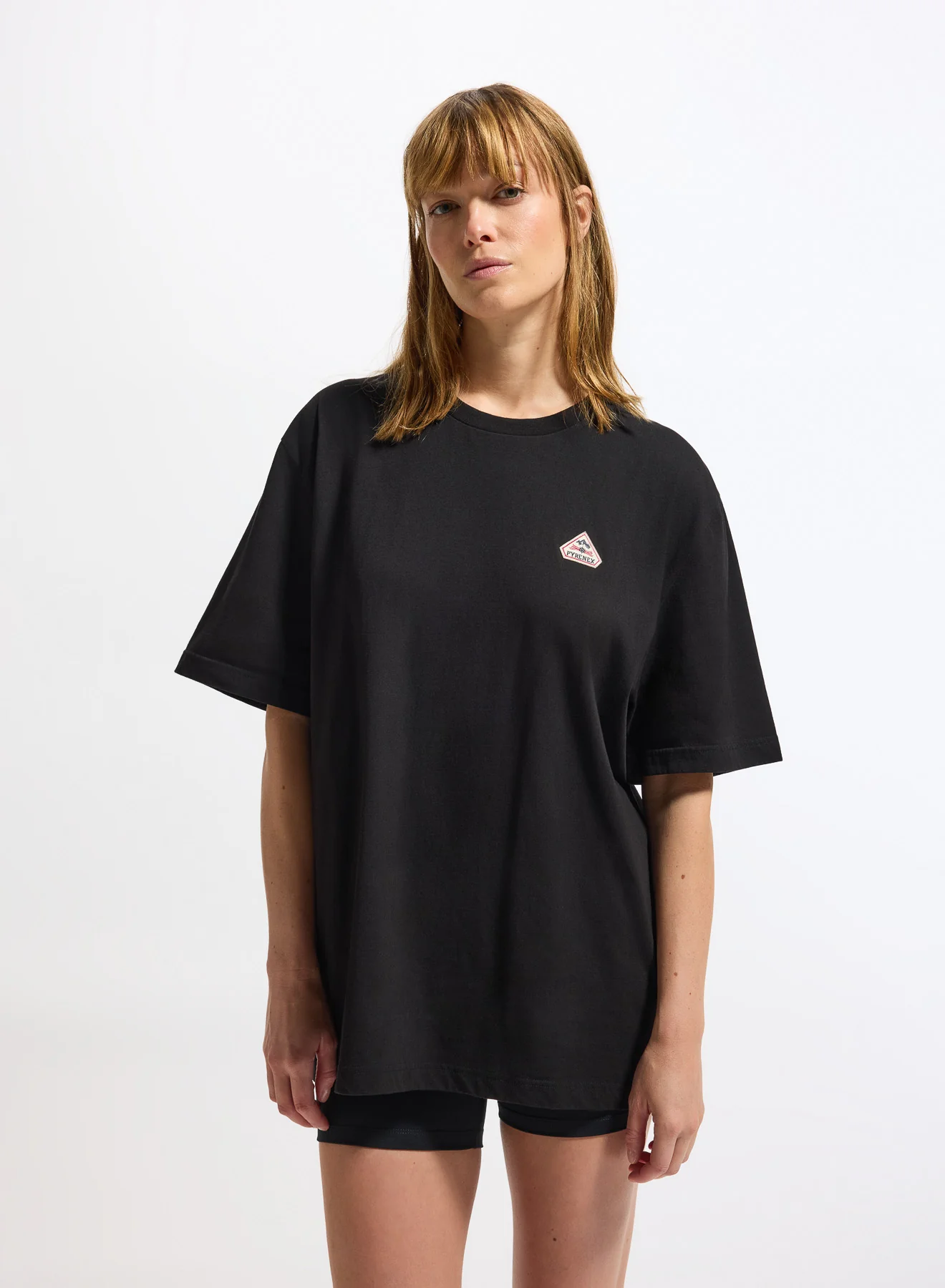 T-shirt unisexe en coton biologique Pyrenex Classic noir