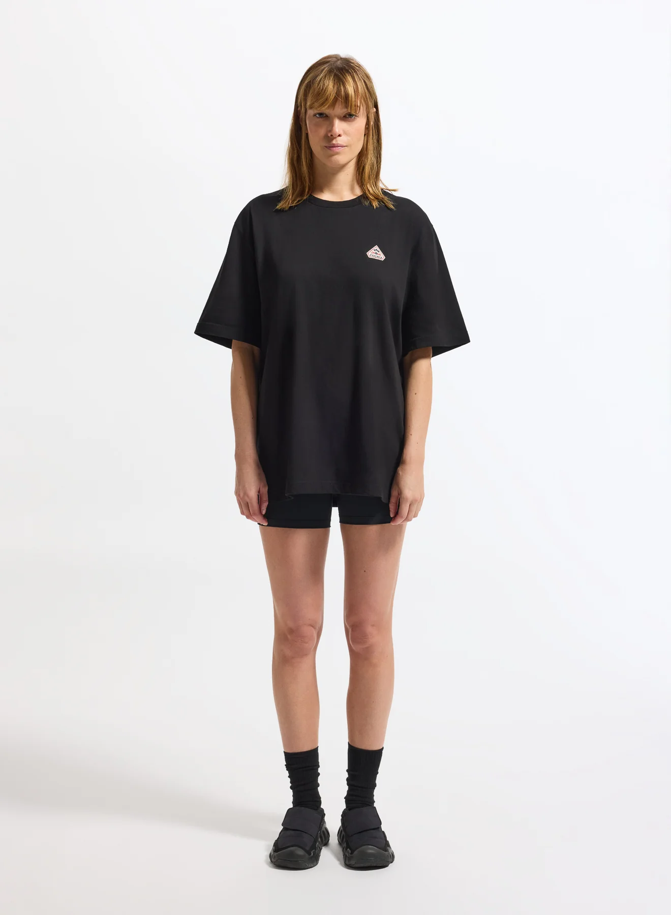 T-shirt unisexe en coton biologique Pyrenex Classic noir - Image 3