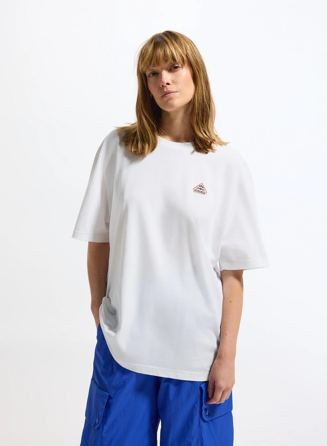 T-shirt unisexe en coton biologique Pyrenex Classic blanc - Image 2