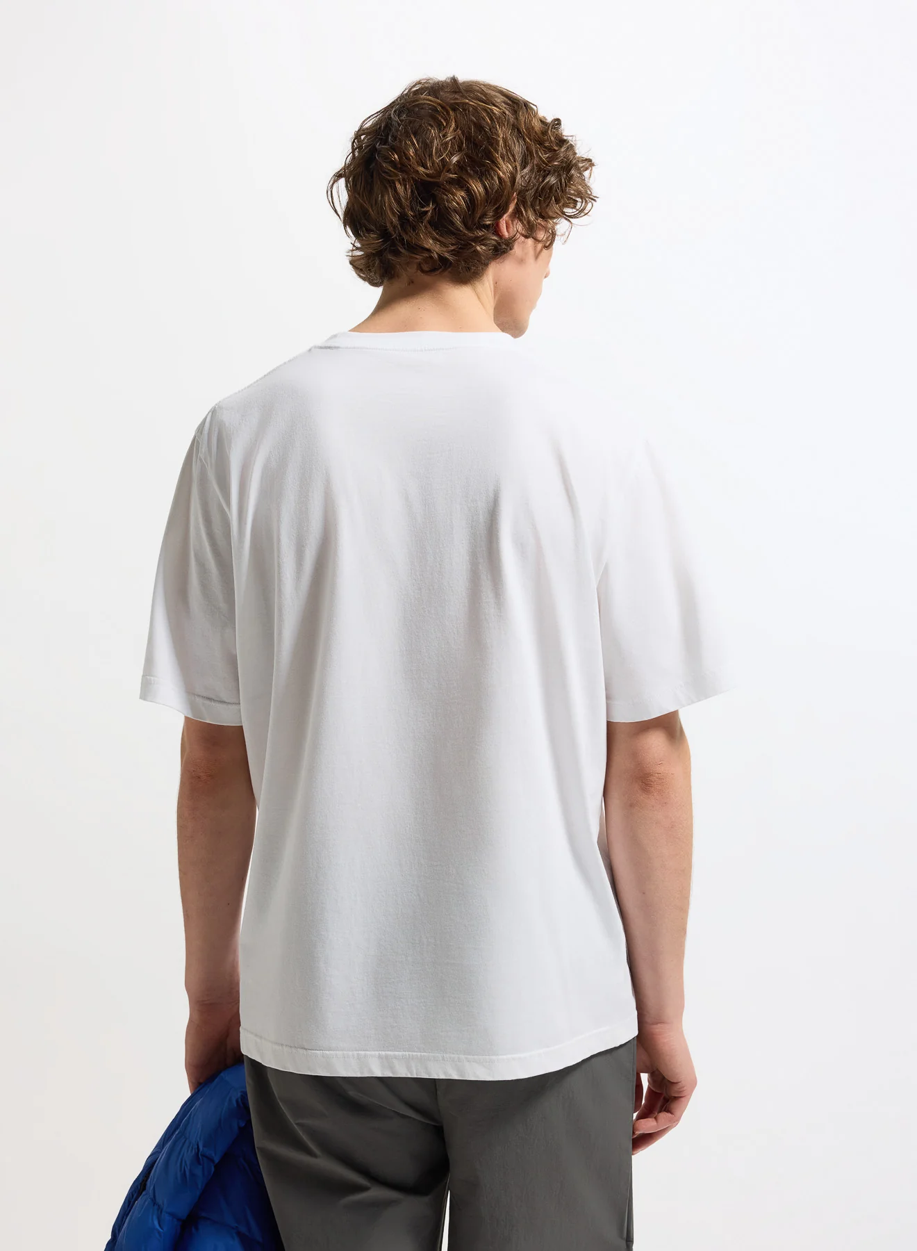 T-shirt unisexe en coton biologique Pyrenex Classic blanc - Image 5