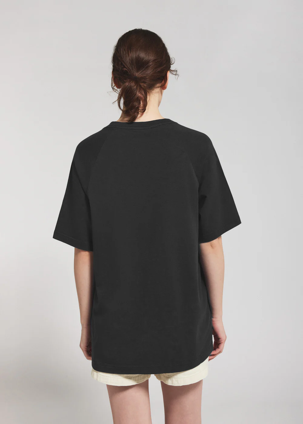 T-shirt unisexe en coton biologique Pyrenex Corto Black - Image 3