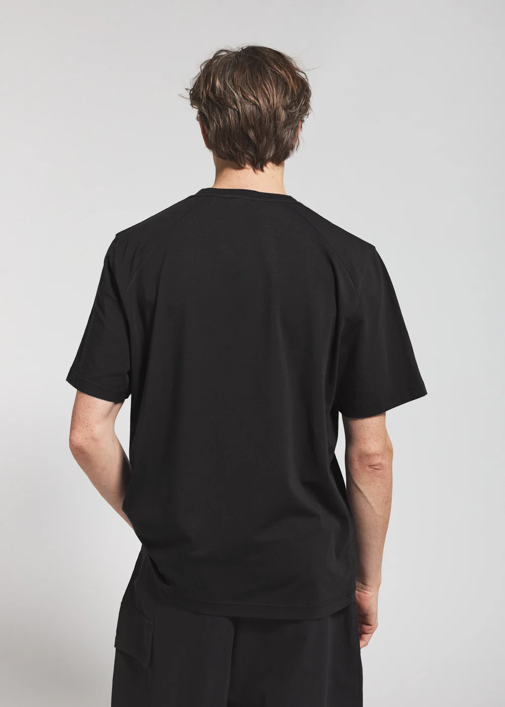 T-shirt unisexe en coton biologique Pyrenex Corto Black - Image 4
