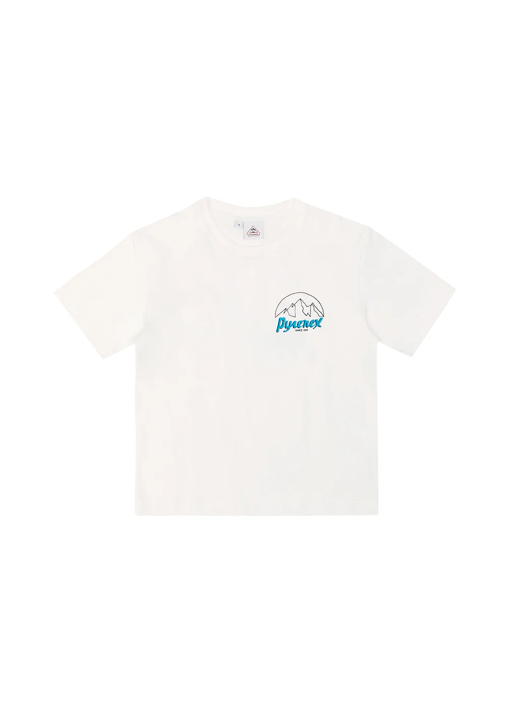 T-shirt unisexe en coton biologique Pyrenex Hill blanc - Image 5