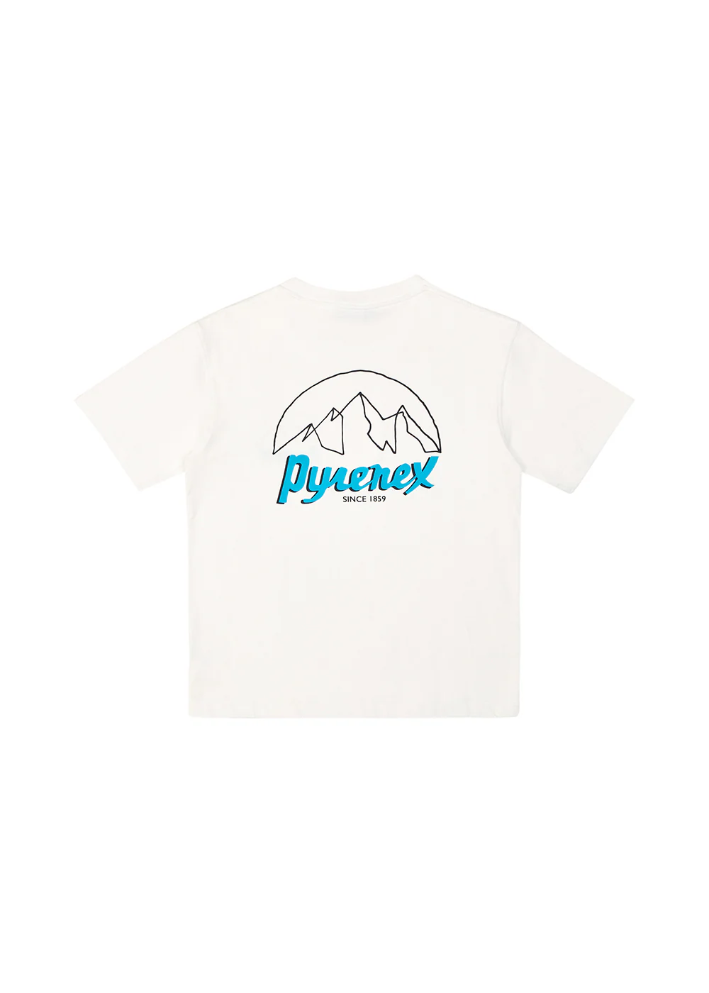 T-shirt unisexe en coton biologique Pyrenex Hill blanc - Image 7