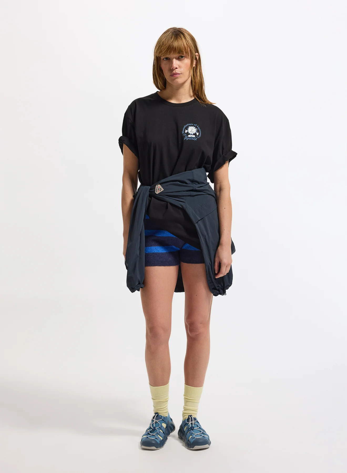 T-shirt unisexe en coton biologique Pyrenex Mfg Tee noir - Image 3