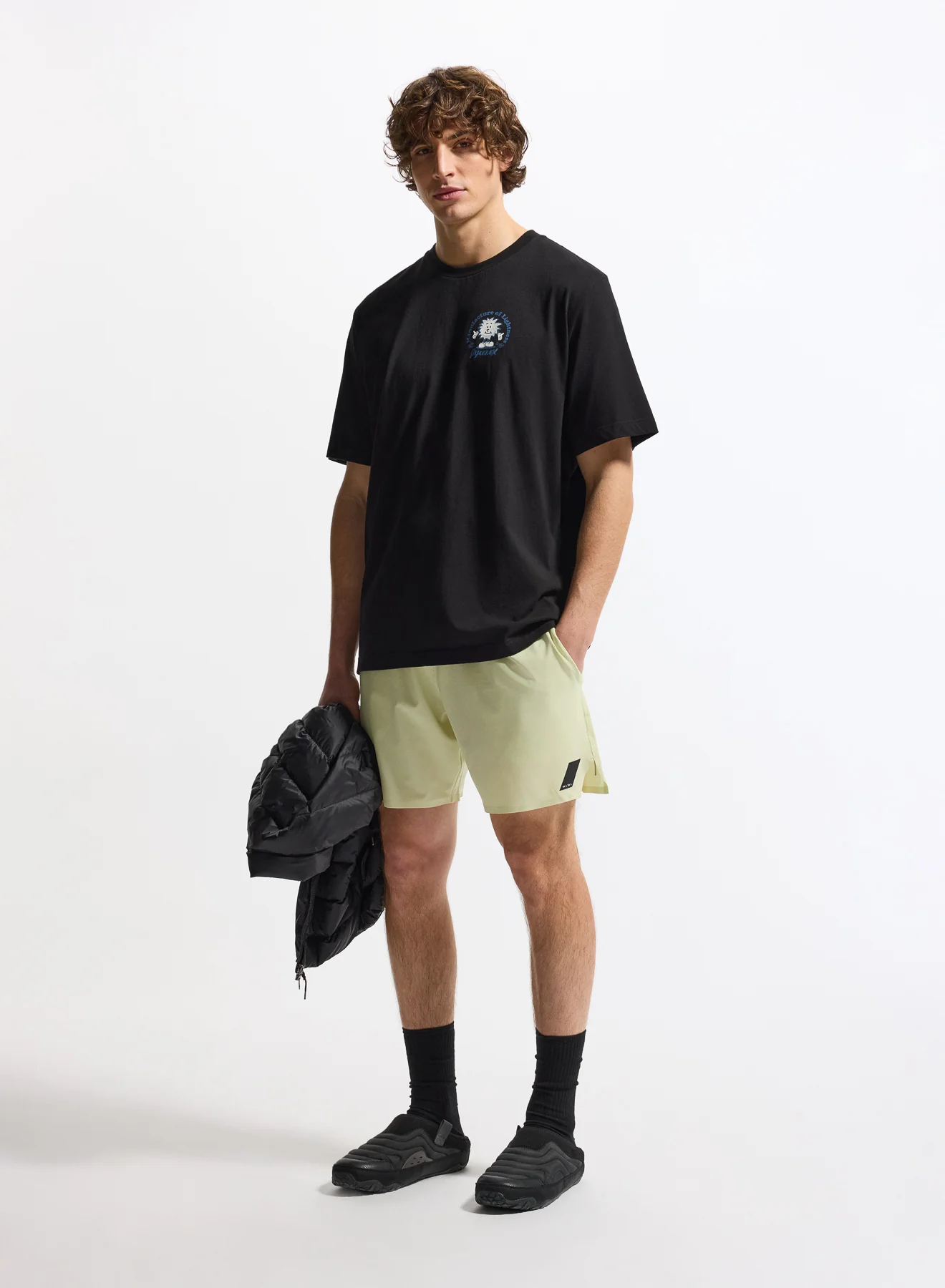 T-shirt unisexe en coton biologique Pyrenex Mfg Tee noir - Image 4