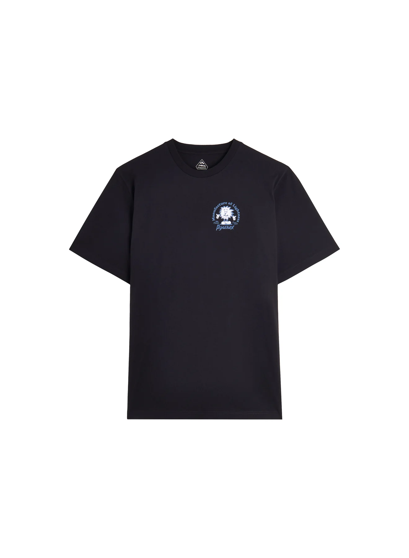 T-shirt unisexe en coton biologique Pyrenex Mfg Tee noir - Image 7