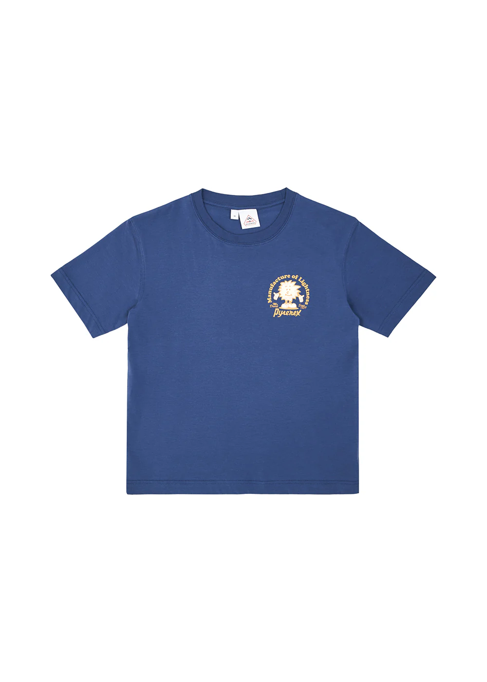 T-shirt unisexe en coton biologique Pyrenex Mfg Tee bleu - Image 3