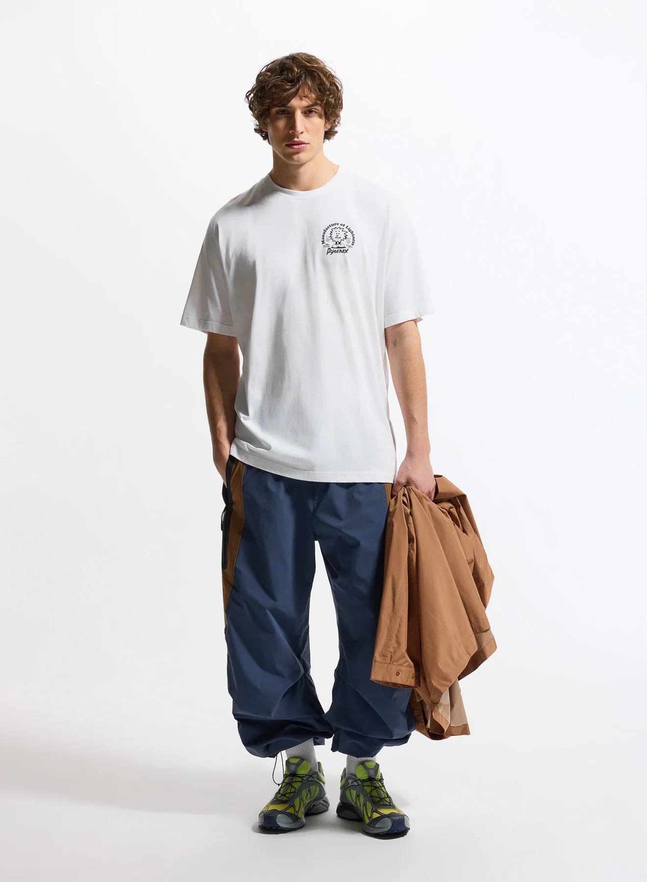T-shirt unisexe en coton biologique Pyrenex Mfg Tee blanc - Image 3