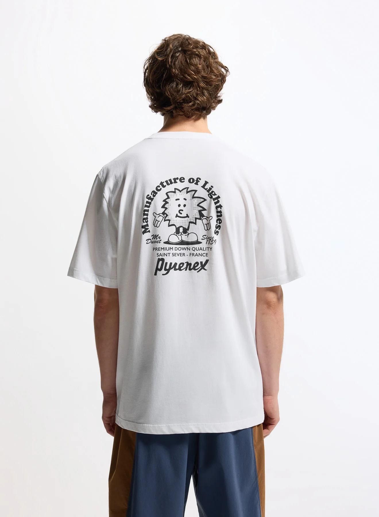 T-shirt unisexe en coton biologique Pyrenex Mfg Tee blanc - Image 5