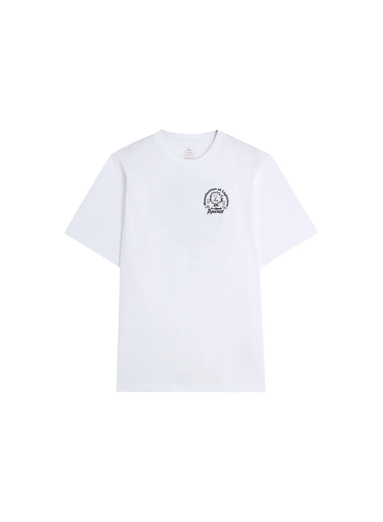 T-shirt unisexe en coton biologique Pyrenex Mfg Tee blanc - Image 7