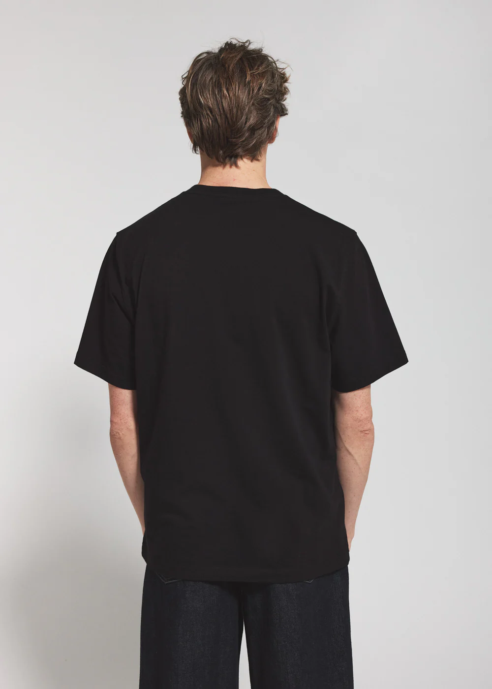 T-shirt unisexe col rond en coton biologique Pyrenex Pike noir - Image 4