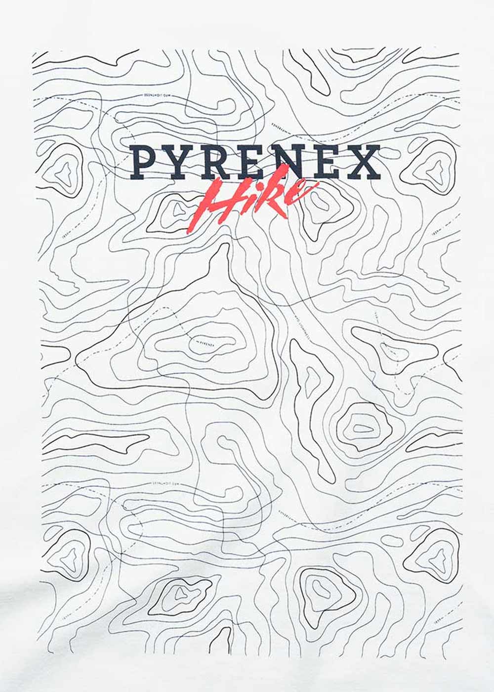 T-shirt unisexe col rond en coton biologique Pyrenex Pike blanc - Image 5