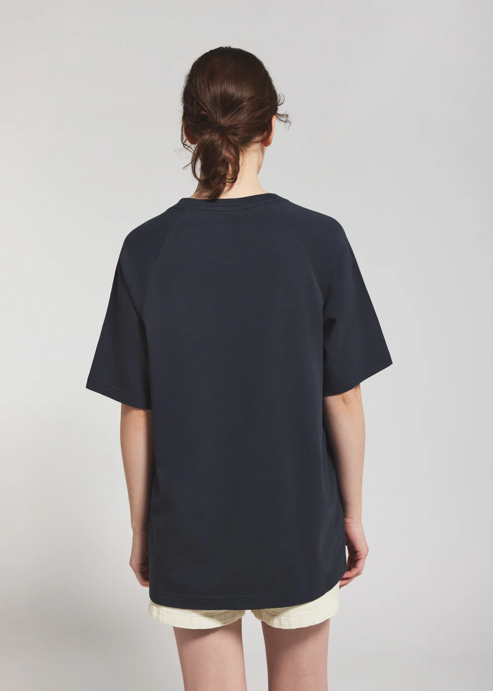 T-shirt unisexe en coton biologique Pyrenex Corto Bleu Marine - Image 4