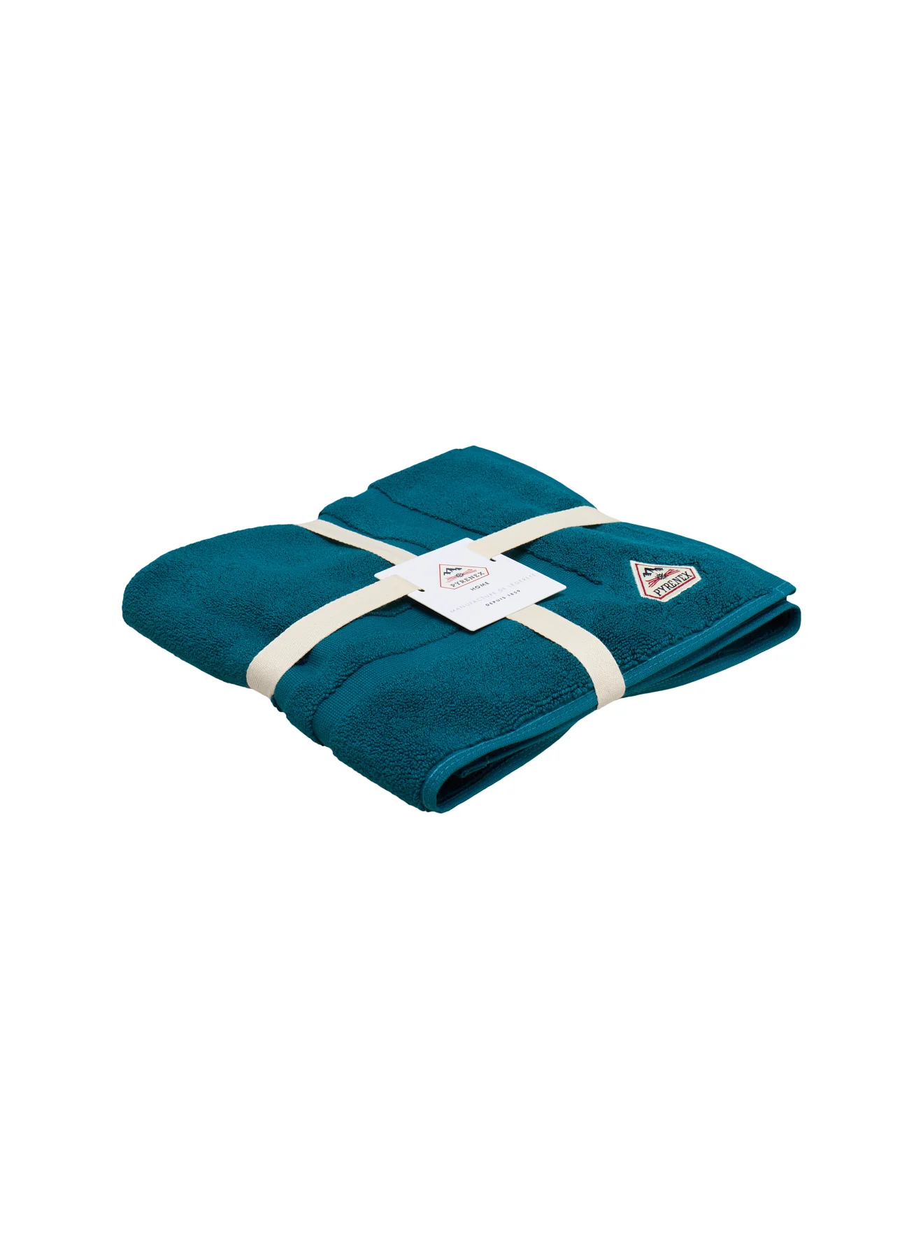 Tapis de bain bleu paon Hana - Image 3