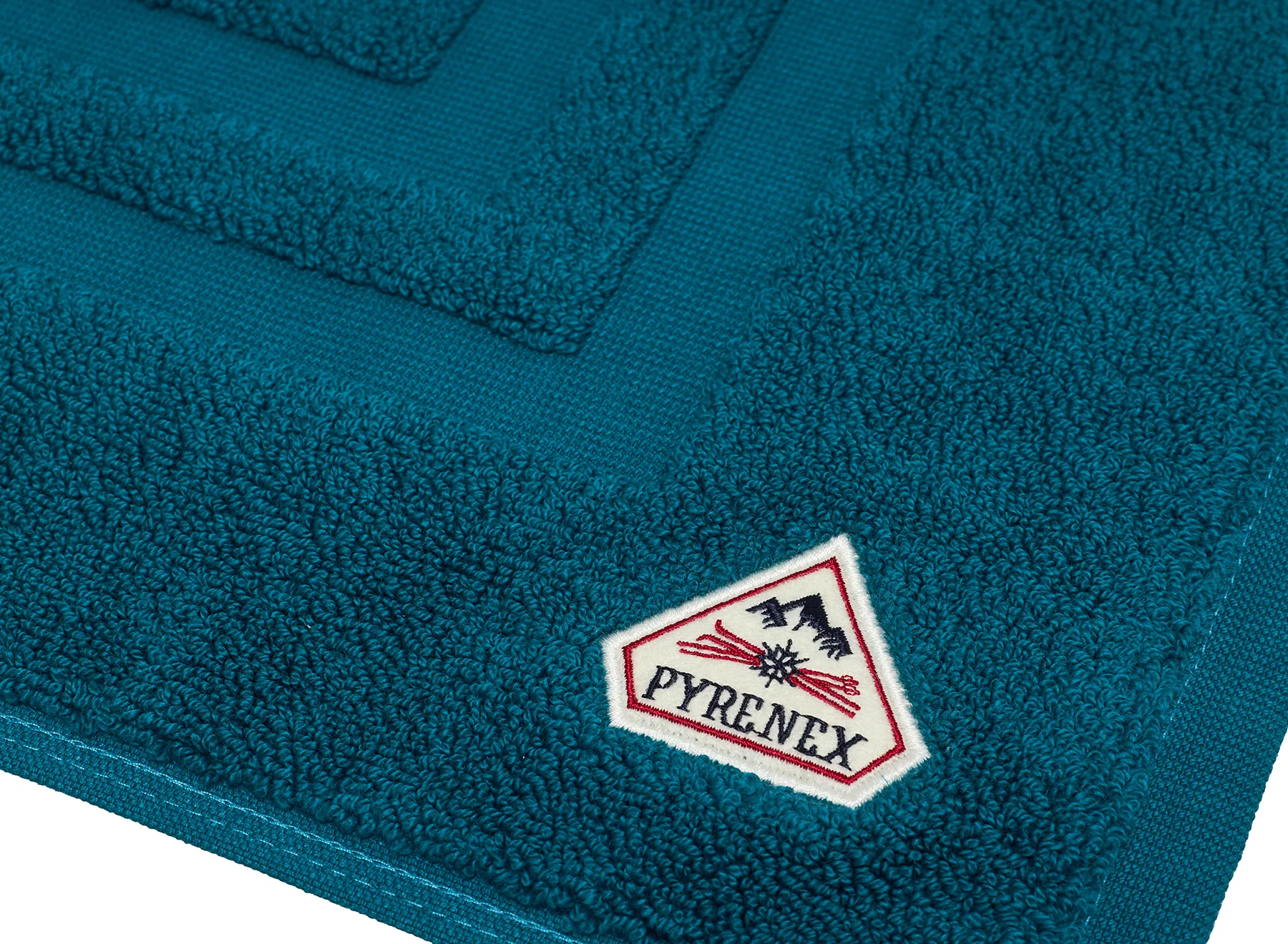 Tapis de bain bleu paon Hana - Image 4