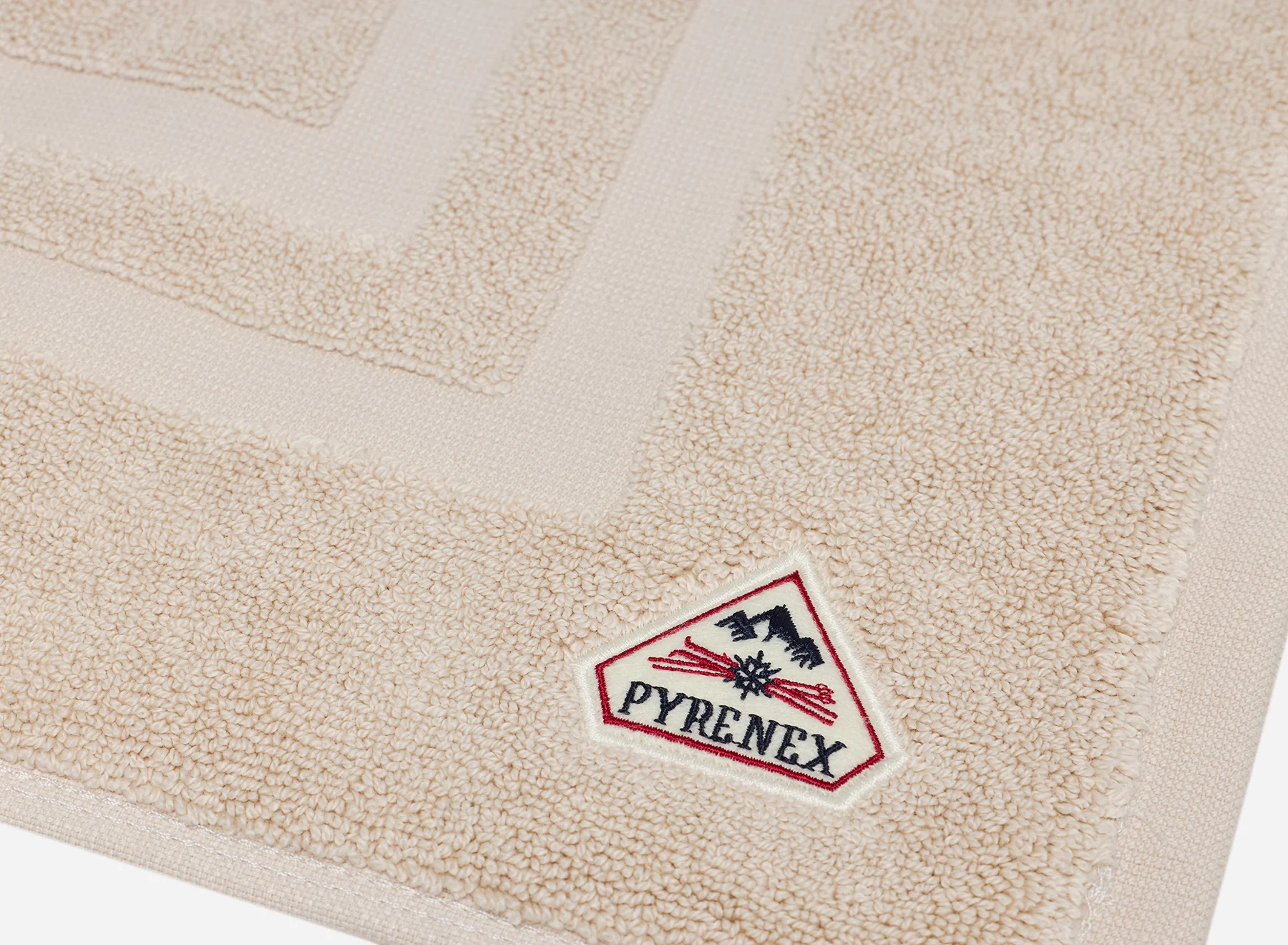 Tapis de bain écru Hana - Image 3