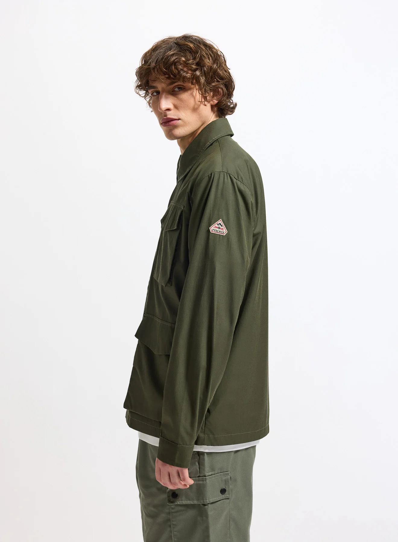 Veste légère homme Pyrenex Field kaki foncé - Image 3