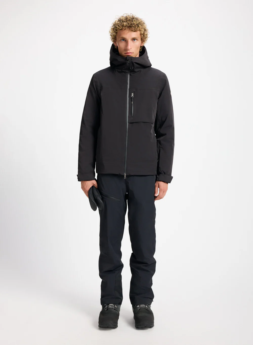 Veste parka imperméable homme Pyrenex Gravity 2 en duvet naturel noire - Image 2