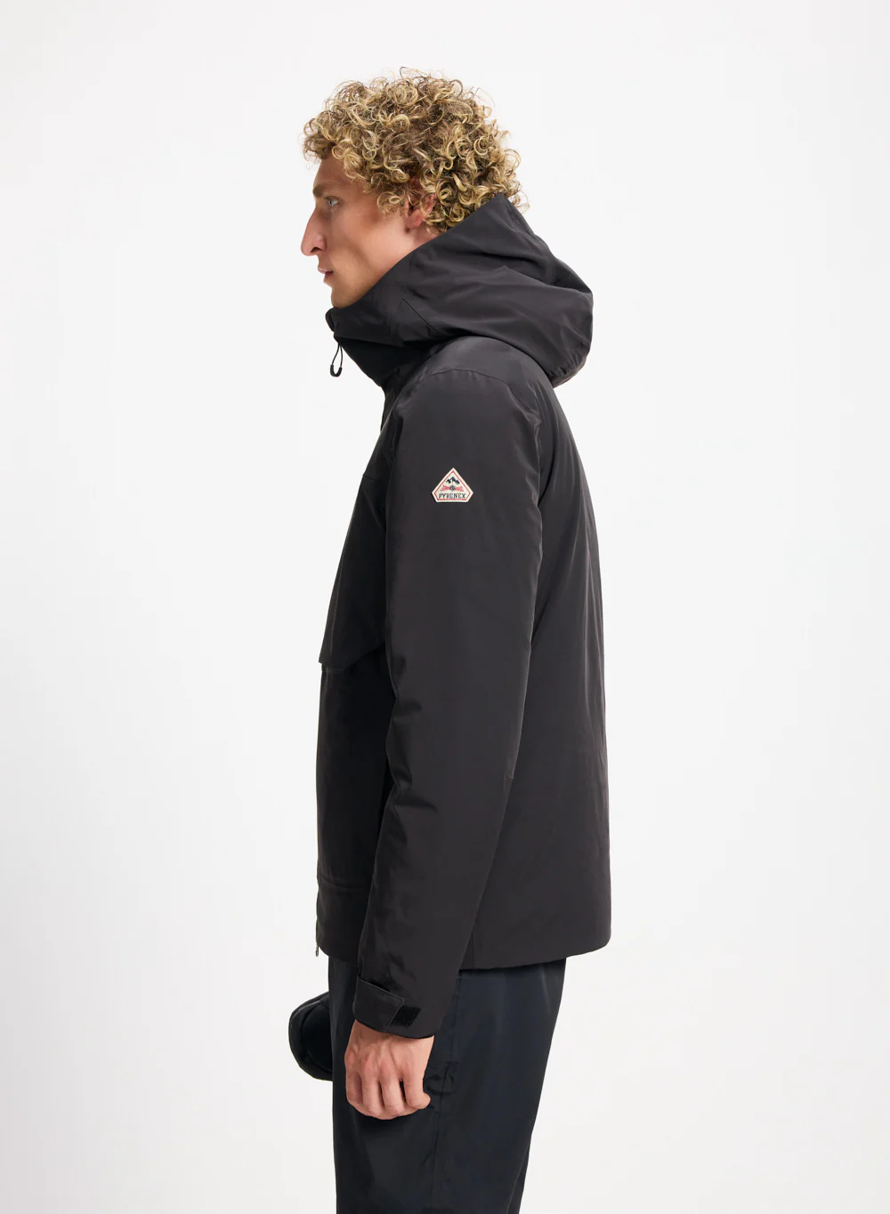 Veste parka imperméable homme Pyrenex Gravity 2 en duvet naturel noire - Image 3