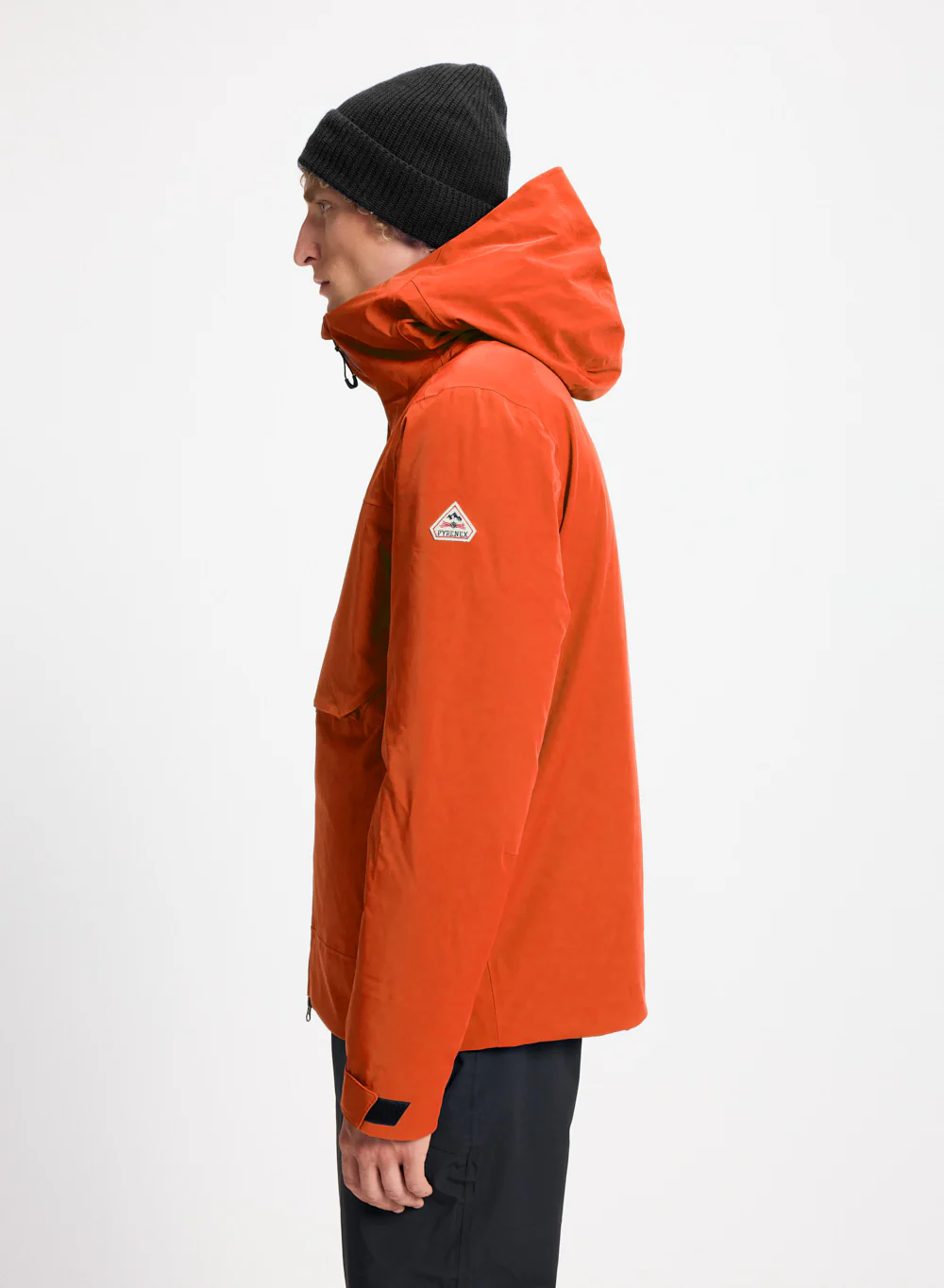 Veste parka imperméable homme Pyrenex Gravity 2 en duvet naturel orange - Image 3