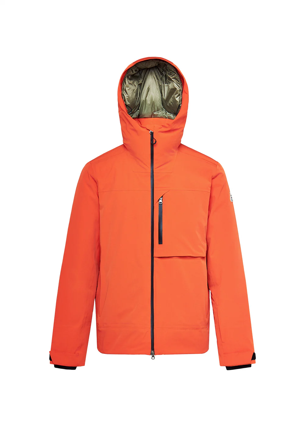Veste parka imperméable homme Pyrenex Gravity 2 en duvet naturel orange - Image 5