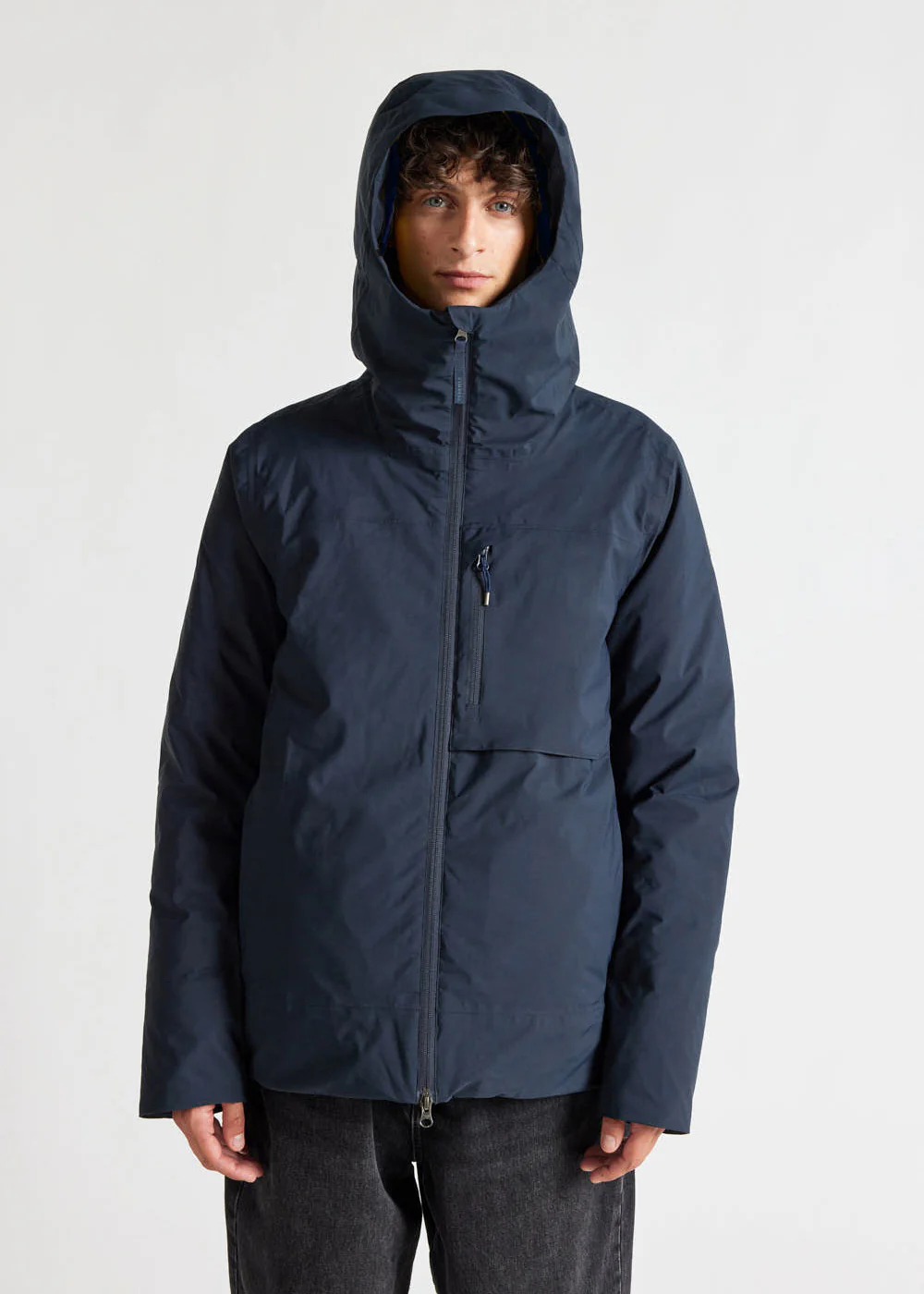 Veste parka imperméable homme Pyrenex Gravity en duvet naturel Deep ink